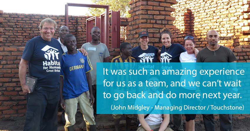 touchstone corporate volunteering John Midgley