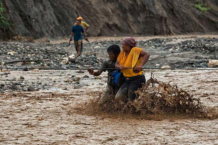 Haiti Hurricane Matthew flood damage