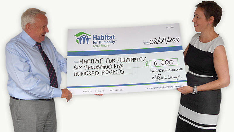 Home Building Industry in Scotland Supports Habitat for Humanity