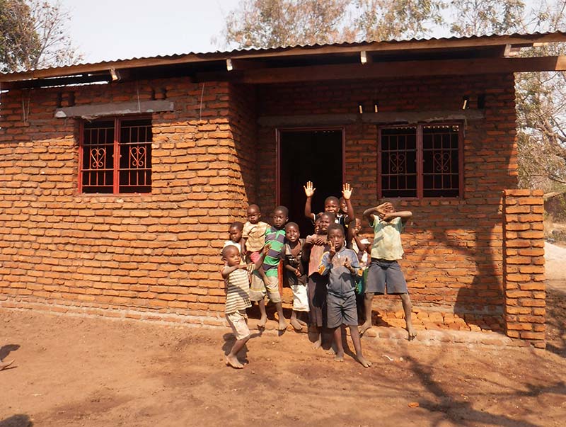 Building homes in Malawi, Africa