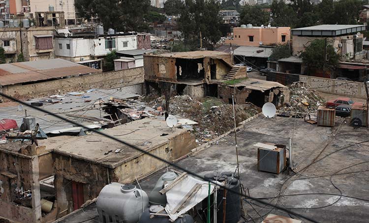 Destruction homes Lebanon reconstruction