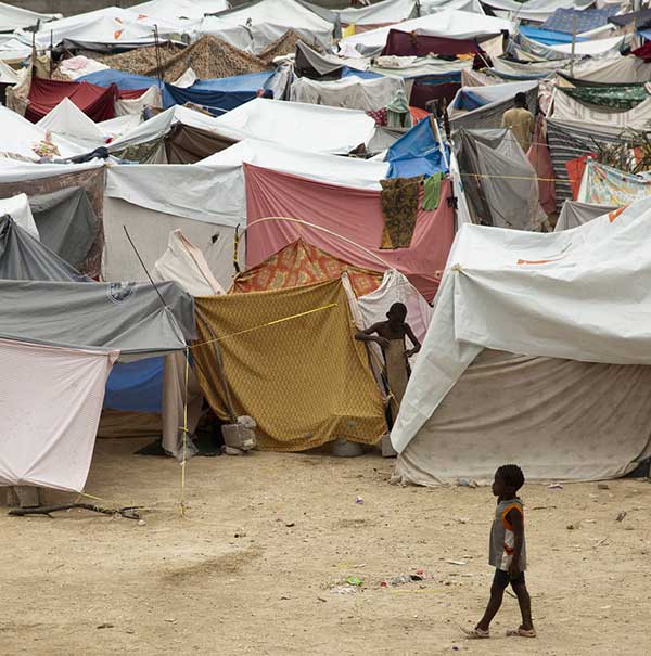 rebuilding haiti post earthquake tents