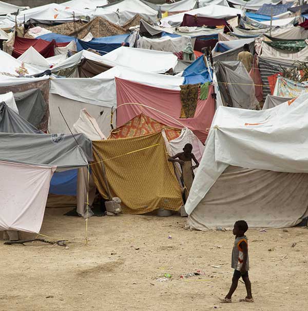 rebuilding haiti post earthquake tents