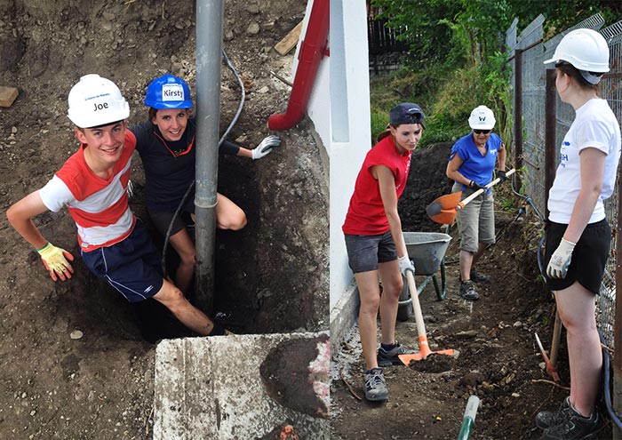 Digging Holes - Volunteering in Romania