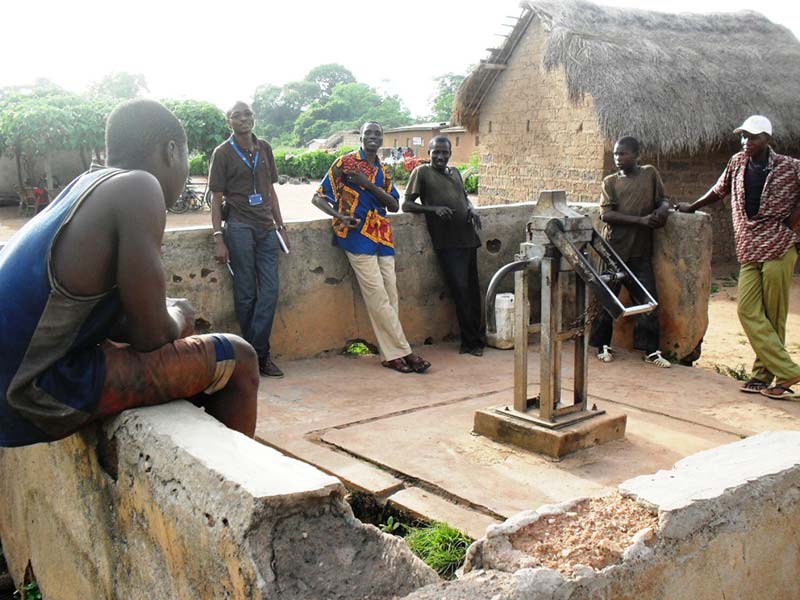 building safe water pumps in cote d'ivoire