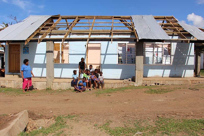 rebuilding fiji cyclone destruction