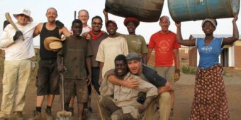 Building toilets in malawi