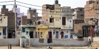 Houses in Bawana, India