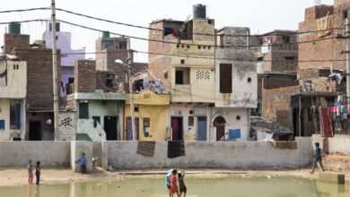 Houses in Bawana, India