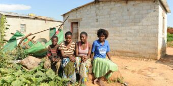 A beneficiary family from Zambia