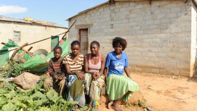 A beneficiary family from Zambia