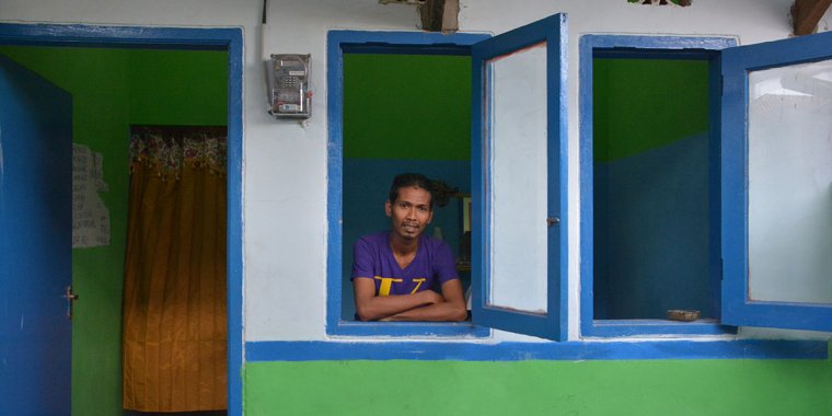 A new homeowner in Indonesia