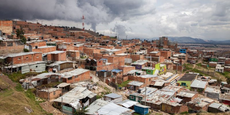 Slums in Colombia