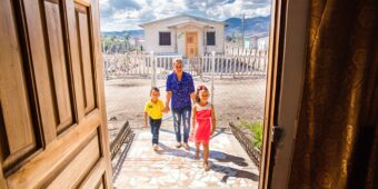 a beneficiary family and new home honduras