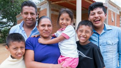 a beneficiary family in mexico