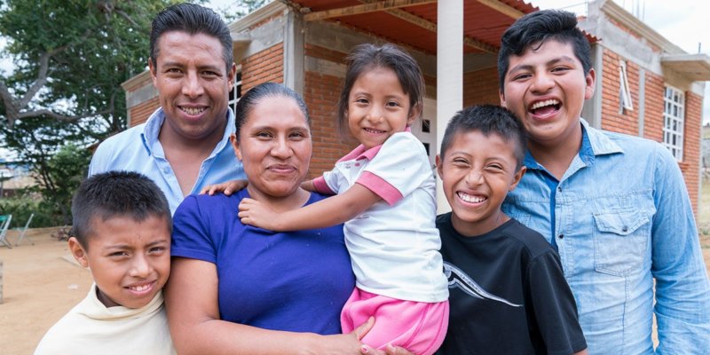 a beneficiary family in mexico