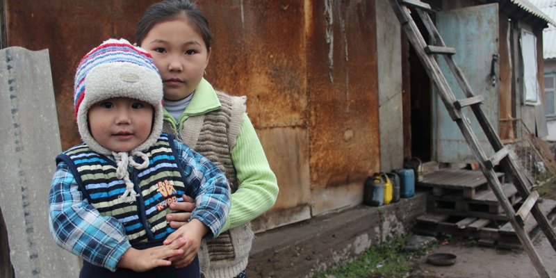 A family in need Kyrgyzstan