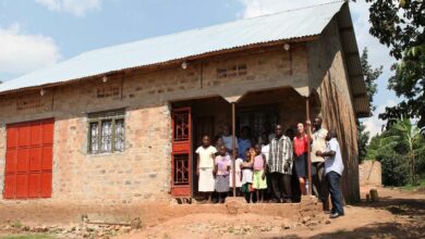 a new habitat home in Uganda