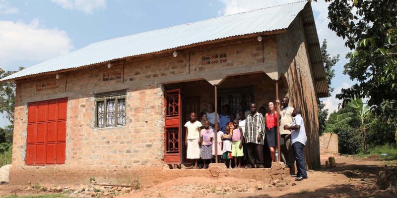 a new habitat home in Uganda