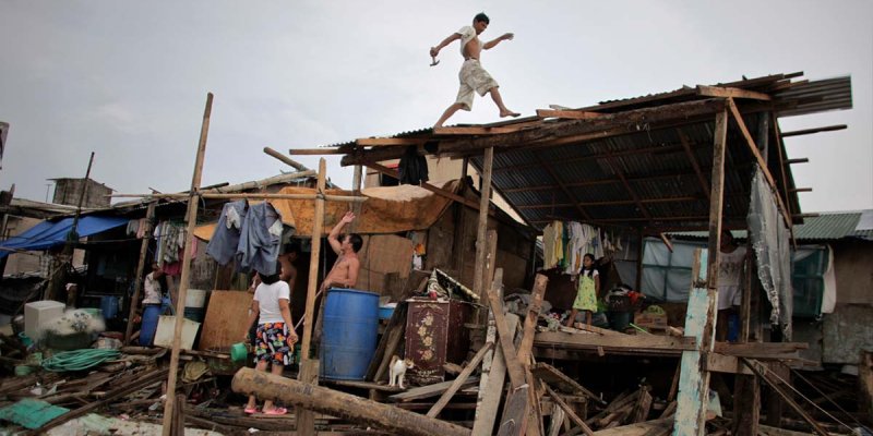 Disaster relief in the Philippines: typhoons and slums