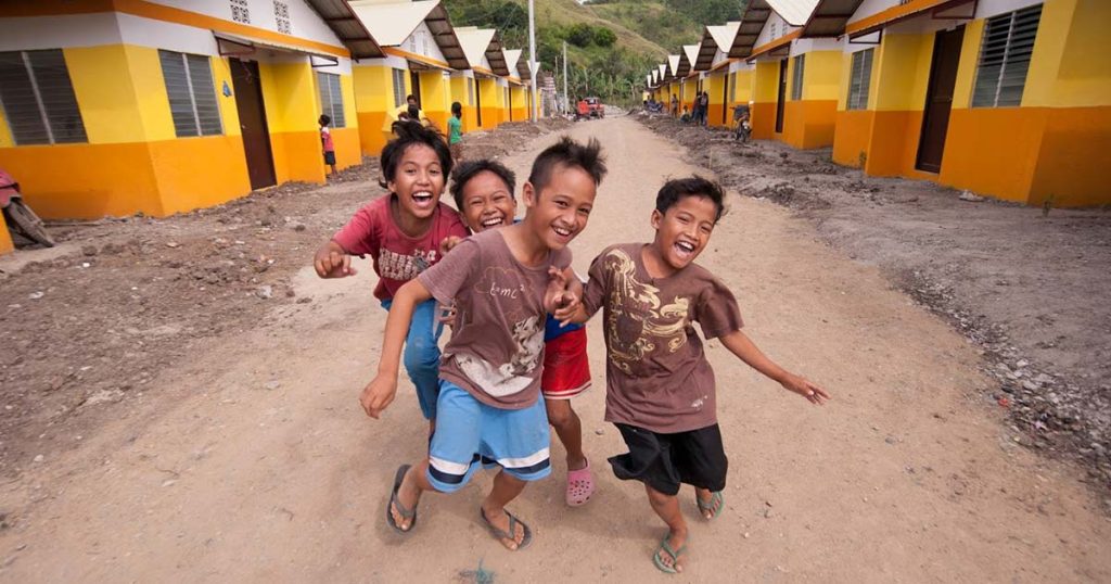 disaster response in the Philippines to typhoons: rebuilding homes