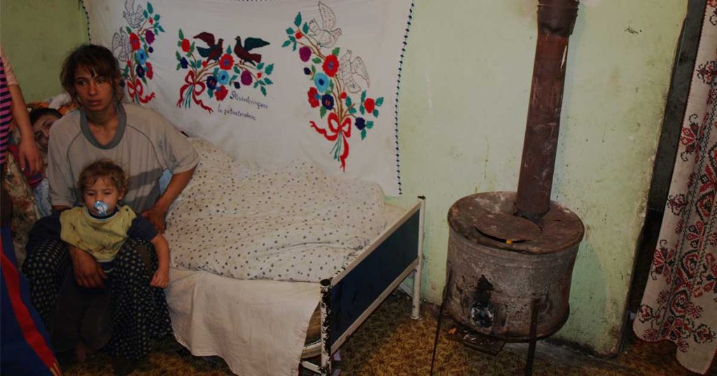 poverty housing in hungary family