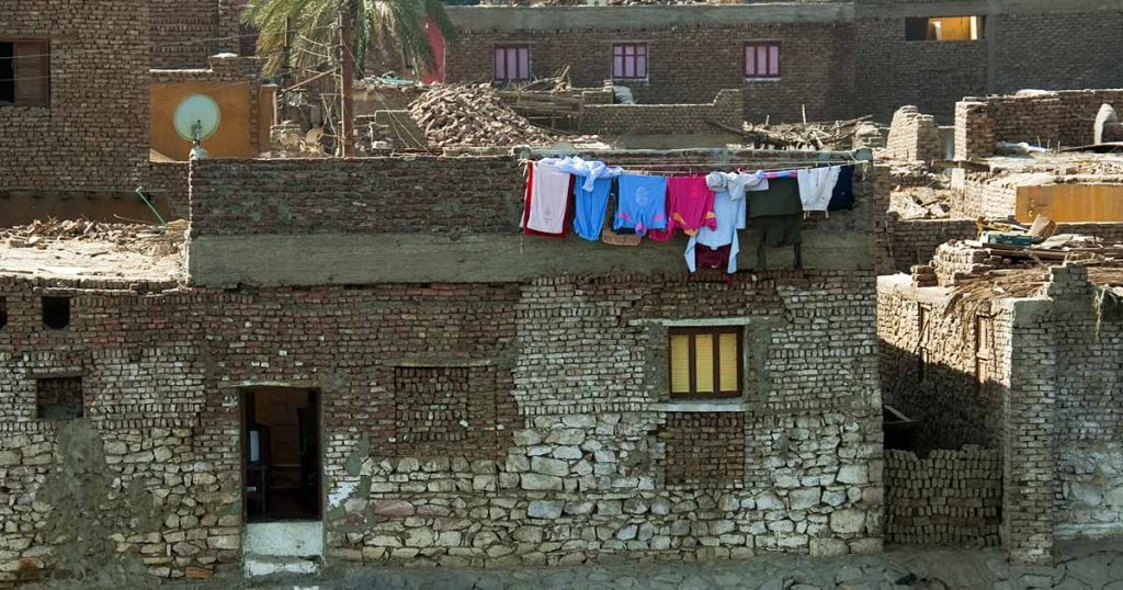slum housing in Egypt