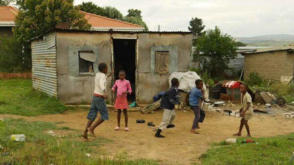 orphans-in-Lesotho-playing-outside