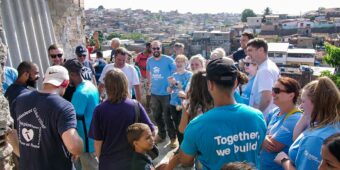 Volunteer celebration in Recife, Brazil