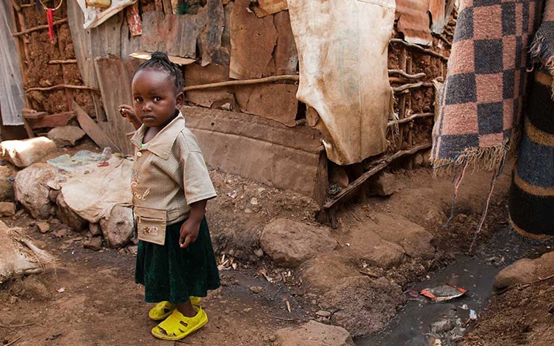 children in slums Ethiopia