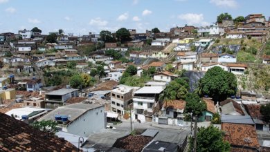 Bomba favela in Recife, Brazil