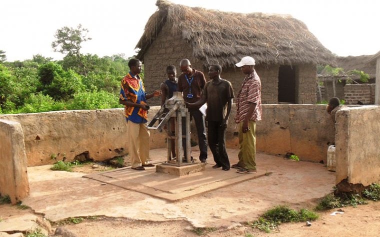 installing water pumps in cote d'ivoire