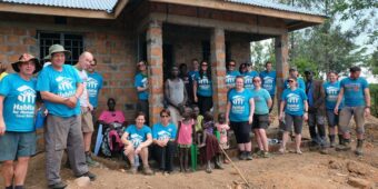 Homes for Scotland volunteers in Kenya