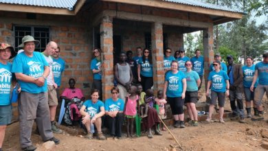 Homes for Scotland volunteers in Kenya