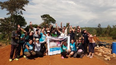 Homes for Scotland volunteers in Kenya