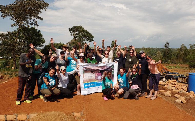 Homes for Scotland volunteers in Kenya