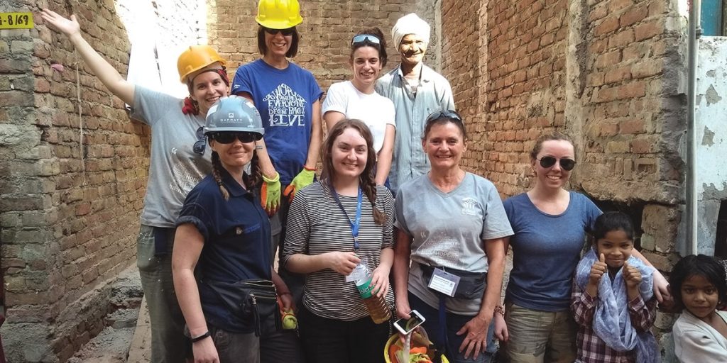 Volunteers in India