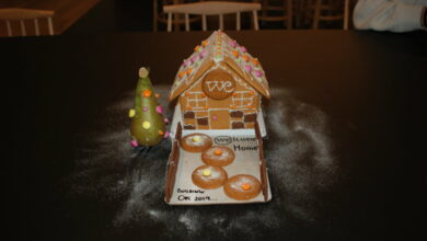 WeWork Gingerbread House