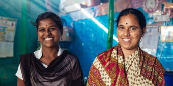 KARNATAKA, INDIA (02/17/18) -A woman and her daughter used their micro-loan to improv their shop, allowing them to cook and sell more goods and increase their income. © Habitat For Humanity International / Annalise Kaylor