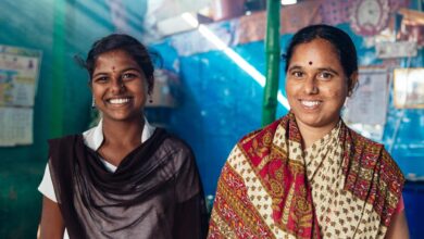 KARNATAKA, INDIA (02/17/18) -A woman and her daughter used their micro-loan to improv their shop, allowing them to cook and sell more goods and increase their income. © Habitat For Humanity International / Annalise Kaylor