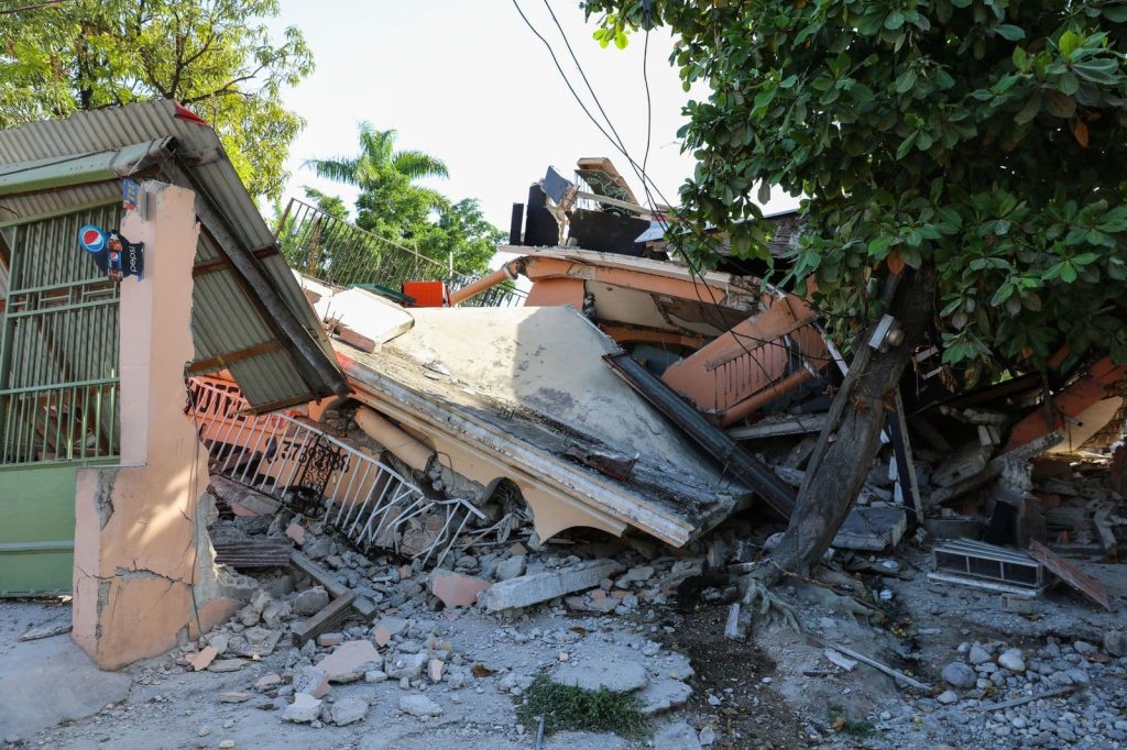 emergency reponse is being given in communities hit by disaster where houses like this have been destroyed