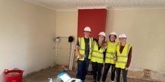 Blackstone partner with habitat for humanity great britain volunteering in the UK