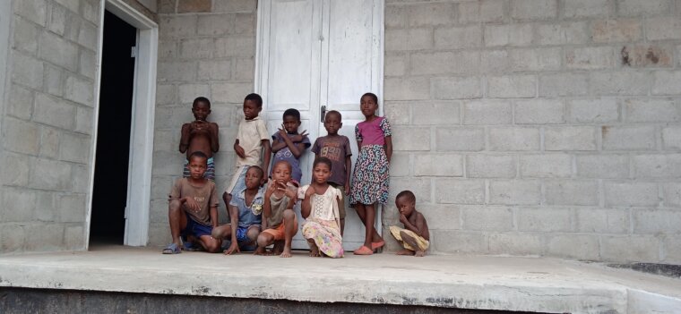 children play at rescue centre in Malawi