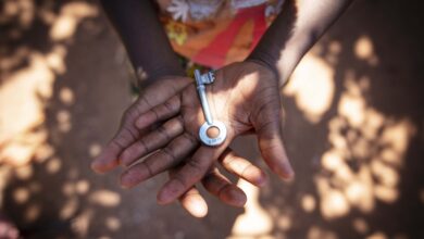 key in hands in zambia