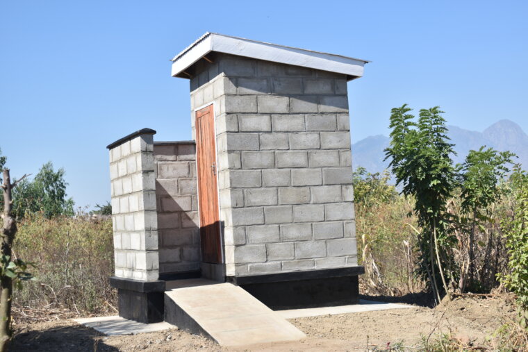 VIP-latrine-constructed-for-Doreen-Mbeye-UNDP-Japan-Project-Mkhumba-Phalombe-5-July-2021 Malawi