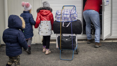 Romania refugee children from Ukraine