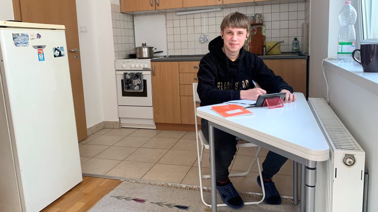 Vladik - refugee from Ukraine in Hungary