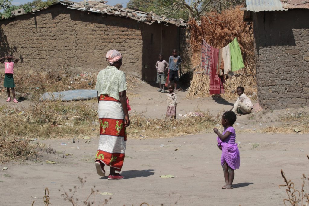 Zambia slum housing
