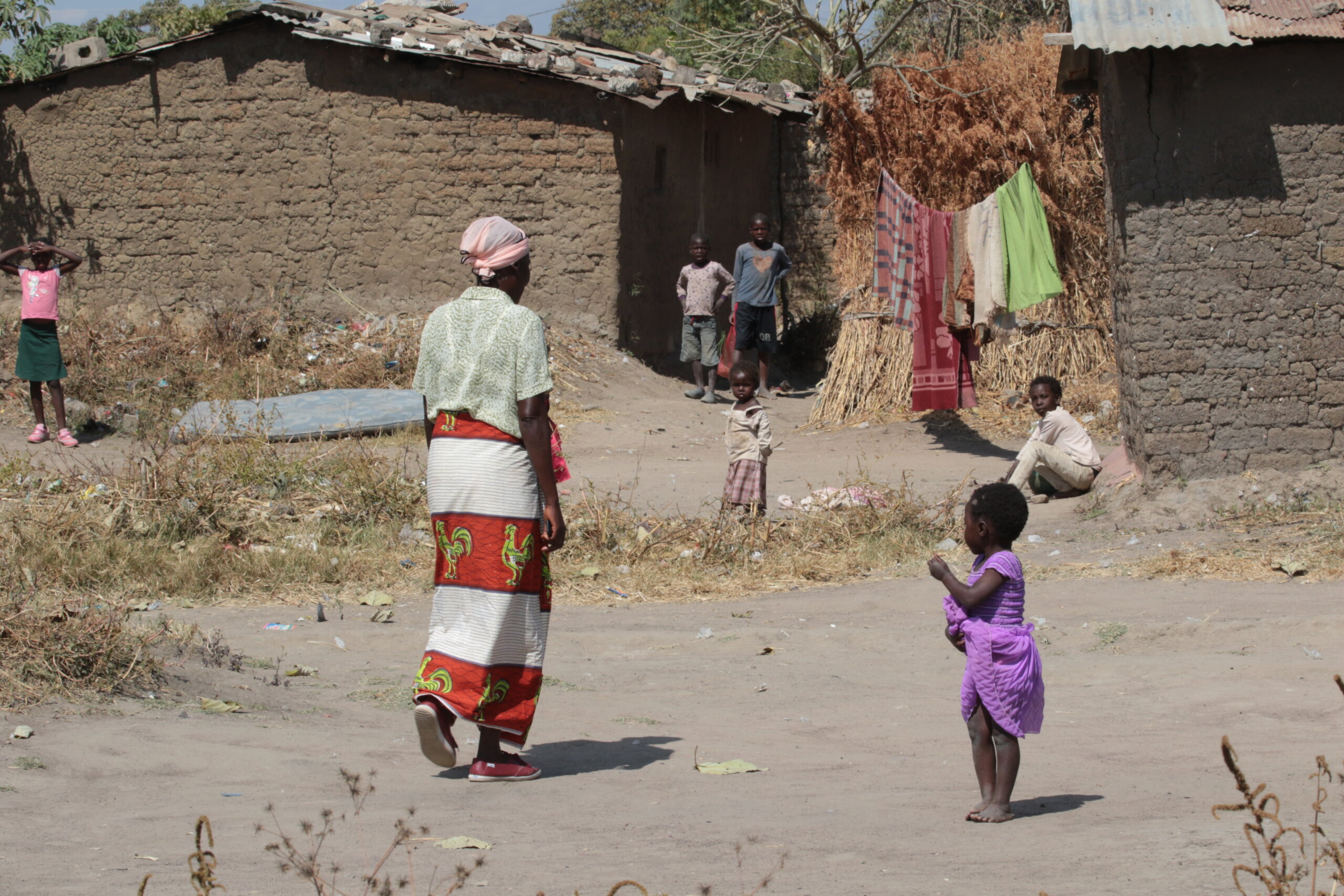 Zambia slum housing