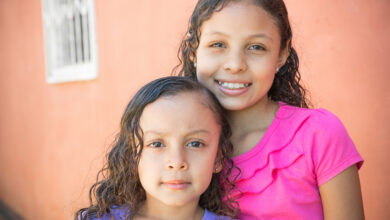 children in honduras, daughters of Jose